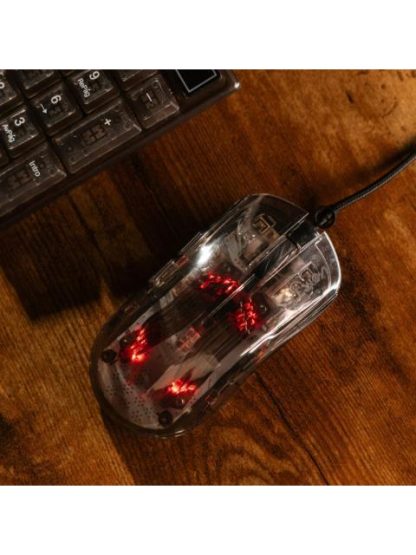 KIT GAMER DE TECLADO Y MOUSE PERFECT CHOICE HELUMO ALAMBRICO USB TRANSPARENTE ESPANOL - Image 6