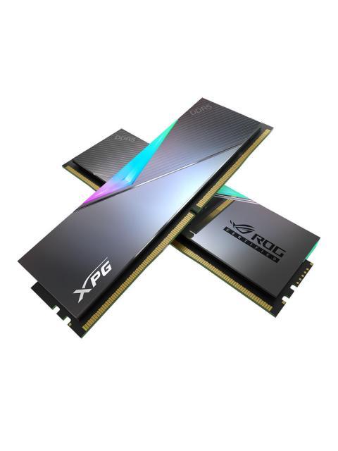 KIT MEMORIA RAM XPG LANCER RGB ROG DDR5 6600MHZ 32GB - 2 X 16GB CL32 XMP-EXPO GRIS - Image 5