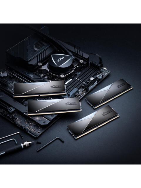 KIT MEMORIA RAM XPG LANCER RGB ROG DDR5 6600MHZ 32GB - 2 X 16GB CL32 XMP-EXPO GRIS - Image 8