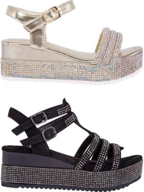 KIT SANDALIA PLATAFORMA MULTICOLOR VIVIS SHOES KIDS