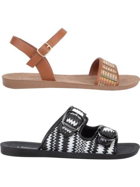 KIT SANDALIAS PLANAS MULTICOLOR VI LINE