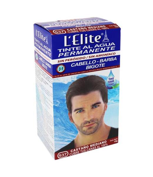 L ELITE CABELLO BARBA BIG # 537 CASTAÑO MED. KENT COSMETICS