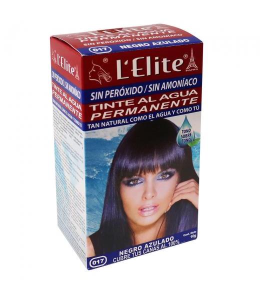 L ELITE DAMA # 017 NEGRO AZULADO 10 GR. KENT COSMETICS