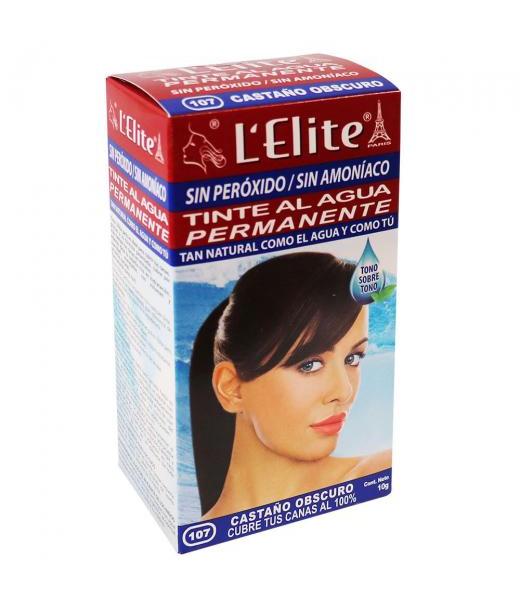 L ELITE DAMA # 107 CASTAÑO OSCURO 10GR. KENT COSMETICS