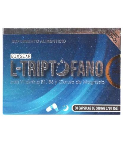 L TRIPTOFANO 30 CAP BIOGEAR
