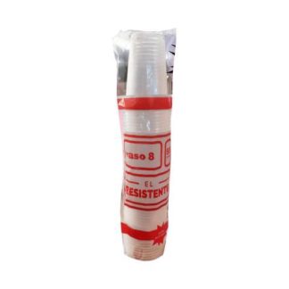 LA RESISTENTE VASO NO. 8 PLASTICO