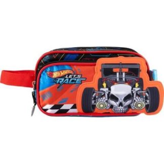 LAPICERA DOBLE COMPARTIMENTO MULTICOLOR HOT WHEELS
