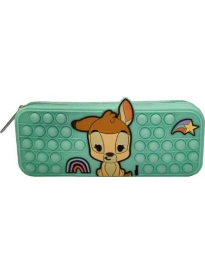 LAPICERA POP IT DE SILICON AZUL TURQUESA BAMBI