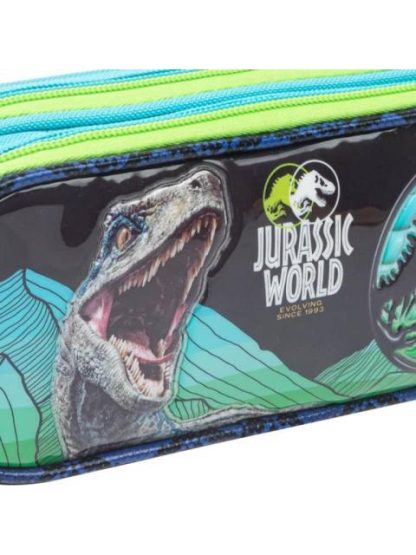 LAPICERA TRIPLE COMPARTIMENTO AZUL JURASSIC WORLD - Image 6