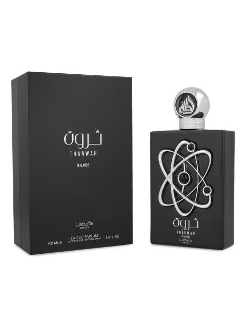 LATTAFA THARWAH SILVER 100ML EDP SPRAY - CABALLERO