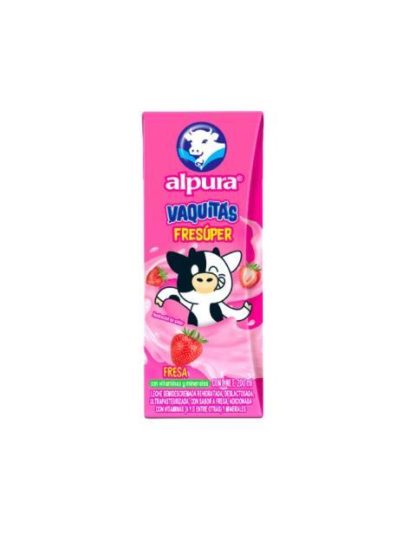 LECHE SABORIZADA ALPURA SABOR FRESA 200 ML