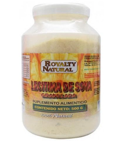LECITINA DE SOYA GRANULADA 500 G ROYALTY NATURAL