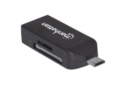 MANHATTAN ADAPTADOR MICRO USB CON LECTOR DE TARJETAS OTG IMPORT LINK 24 EN 1 USB 2.0 - Image 2
