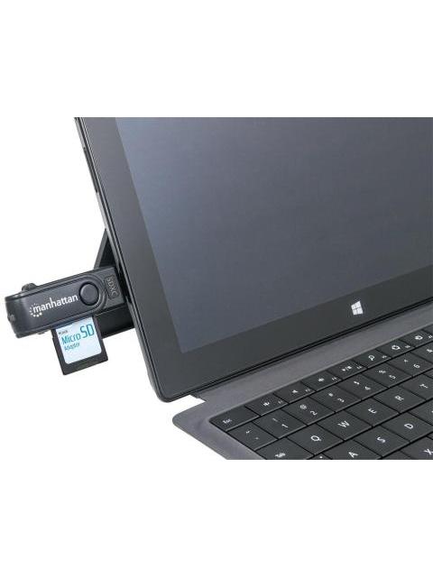 MANHATTAN LECTOR DE MEMORIA USB 3.0 5000 MBIT-S NEGRO - Image 8