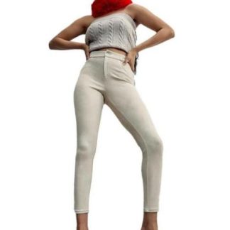 LEGGINGS CASUAL CINTURA REGULAR MARFIL HOLLY LAND