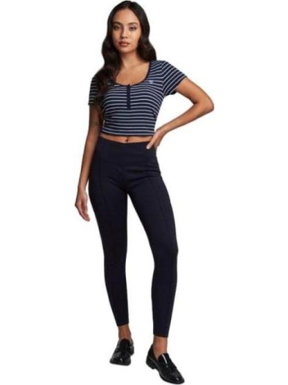 LEGGINGS CINTURA REGULAR AZUL MARINO HOLLY LAND - Image 3