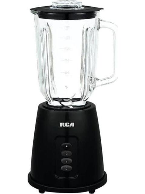 LICUADORA RCA CON VASO DE CRISTAL DOS VELOCIDADES Y PULSO NEGRO RCA