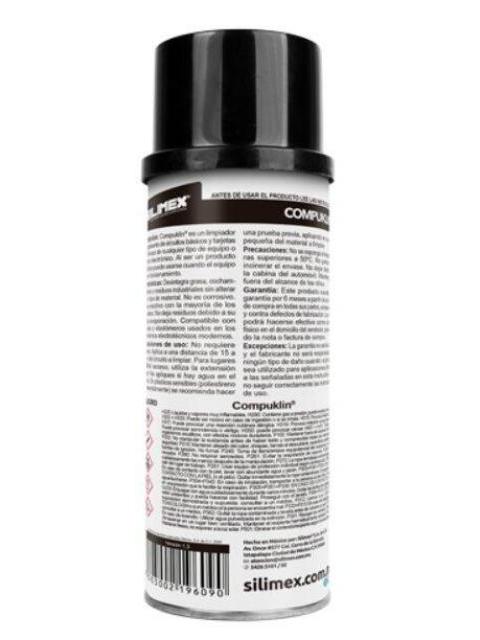 SILIMEX COMPUKLIN LIMPIADOR DE CIRCUITOS Y TARJETAS ELECTRONICAS 454ML - Image 3