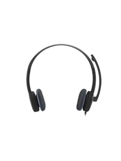 LOGITECH AUDIFONOS CON MICROFONO H151 ALAMBRICO 3.5MM NEGRO - Image 4