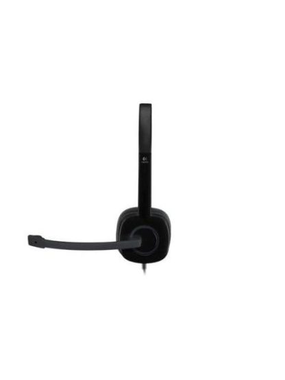 LOGITECH AUDIFONOS CON MICROFONO H151 ALAMBRICO 3.5MM NEGRO - Image 5