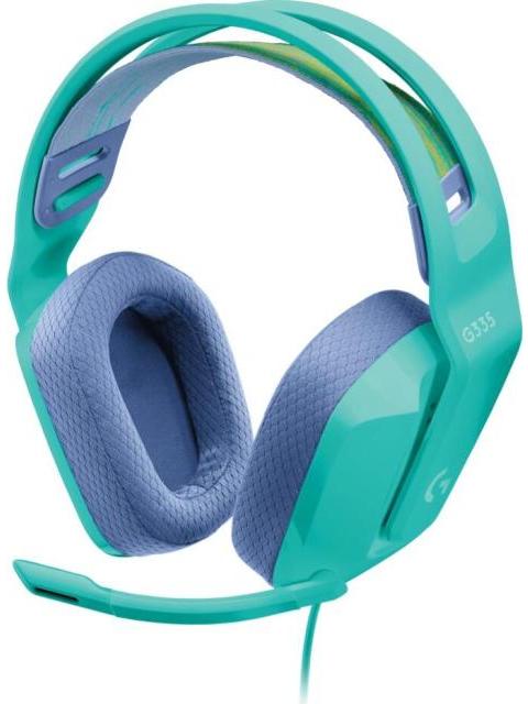 LOGITECH AUDIFONOS GAMER G335 PARA PC-XBOX-PS4-NINTENDO SWITCH ALAMBRICO 3.5MM MENTA