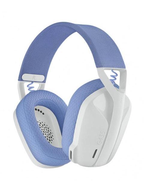 LOGITECH AUDIFONOS GAMER G435 PARA PC-PS4-PS5 INALAMBRICO USB-A BLANCO-LILA