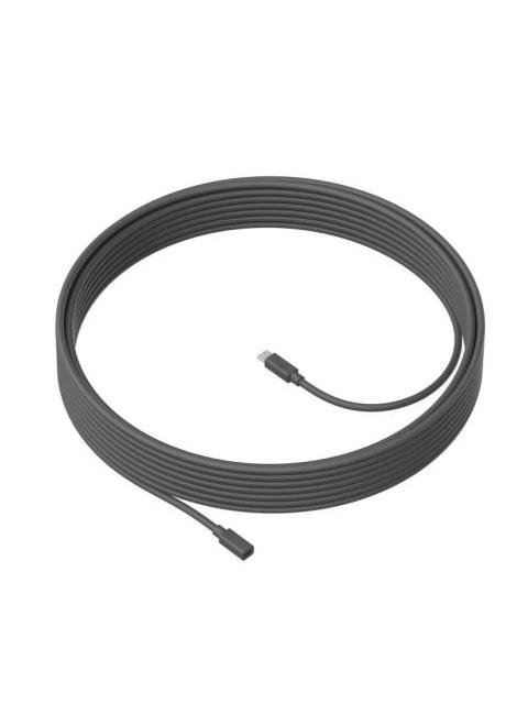 LOGITECH CABLE DE EXTENSION PARA MICRONO MEETUP 10 METROS NEGRO