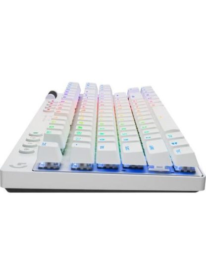 LOGITECH TECLADO GAMER PRO X TKL MECANICO SWITCH GX BROWN INALAMBRICO BLANCO (INGLES) - Image 3