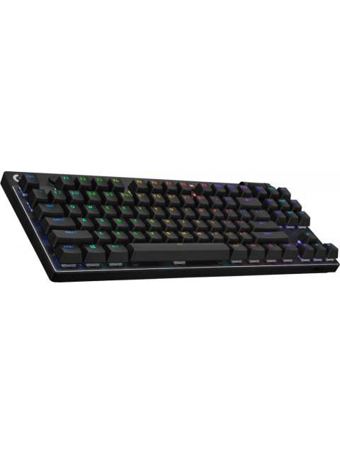 LOGITECH TECLADO GAMER PRO X TKL MECANICO SWITCH GX BROWN INALAMBRICO NEGRO (INGLES)