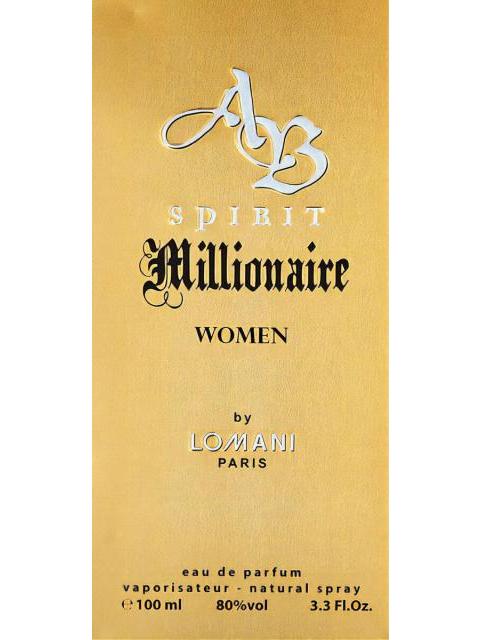LOMANI SPIRIT MILLIONAIRE GOLD ICON FOR WOMEN 100ML EDP