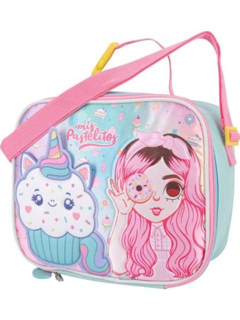LONCHERA CON AISLAMIENTO TERMICO MULTICOLOR MIS PASTELITOS - Image 4