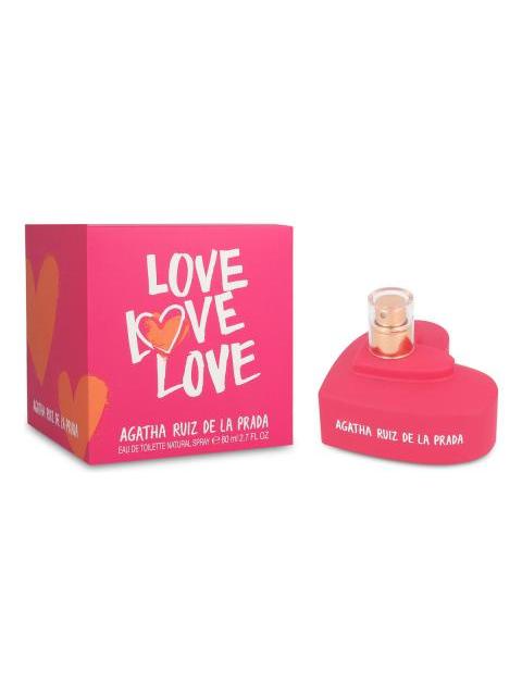 LOVE LOVE LOVE AGATHA RUIZ DE LA PRADA 80ML EDT SPRAY- MUJER
