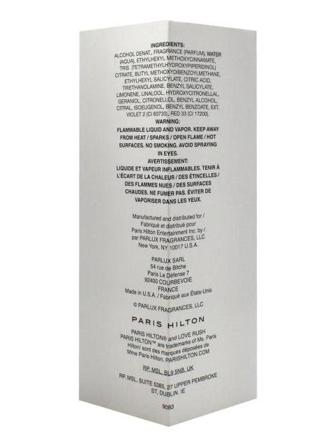 LOVE RUSH PARIS HILTON 100 ML EAU DE PARFUM - MUJER - Image 4