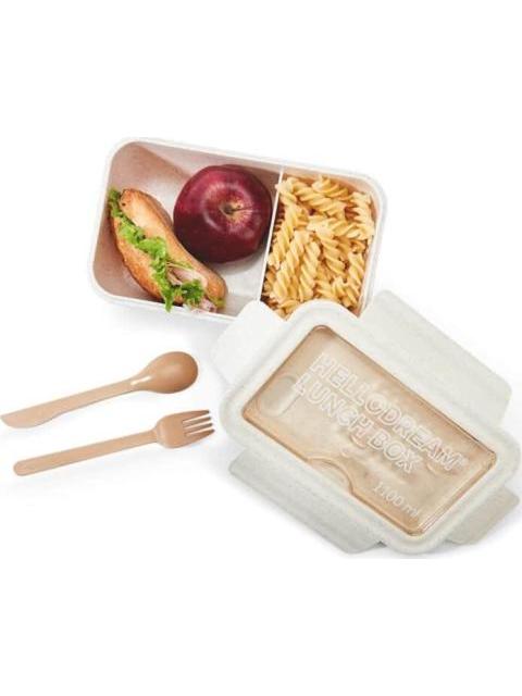 LUNCH BOX CON CUBIERTOS MULTICOLOR HELLODREAM