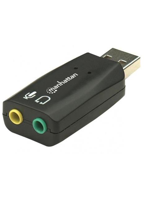 MANHATTAN ADAPTADOR DE AUDIO 3-D USB DE ALTA VELOCIDAD 5.1