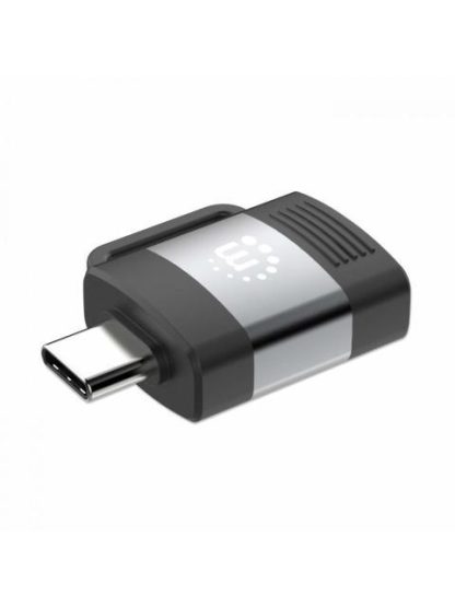 MANHATTAN ADAPTADOR USB 3.0 MACHO - USB C HEMBRA NEGRO-GRIS - Image 2