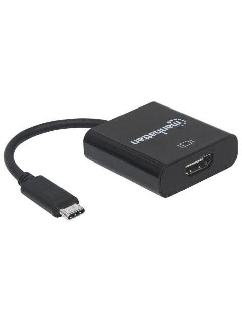 MANHATTAN ADAPTADOR USB-C 3.1 MACHO - HDMI HEMBRA NEGRO - Image 3