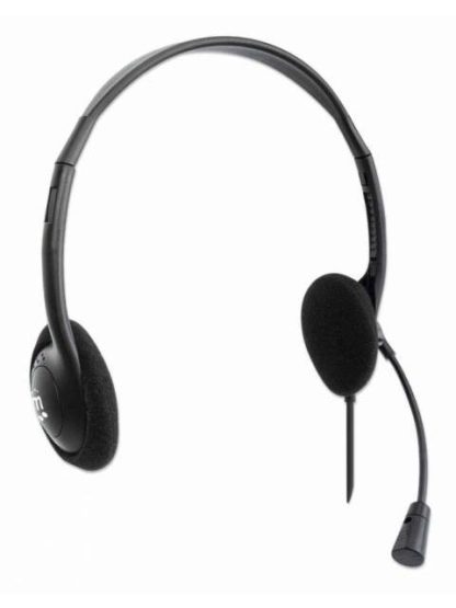 MANHATTAN AUDIFONOS CON MICROFONO 179850 ALAMBRICO 1.5 METROS USB-A NEGRO - Image 2