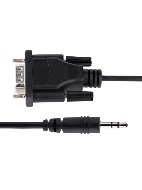 MANHATTAN CABLE 3.5MM MACHO - DB9 MACHO 1 METRO NEGRO - Image 3
