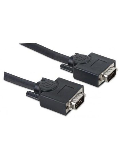 MANHATTAN CABLE DE VIDEO PARA MONITOR SVGA 8MM VGA (D-SUB) MACHO - VGA (D-SUB) MACHO 7.5 METROS NEGRO - Image 2