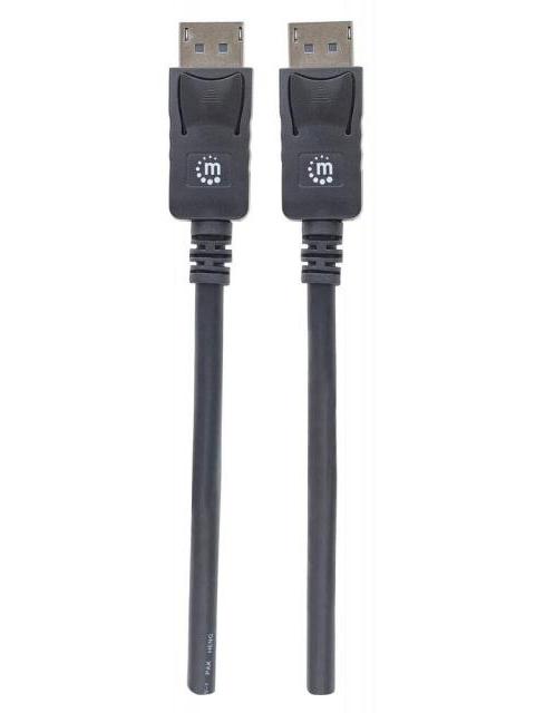 MANHATTAN CABLE DISPLAYPORT 1.1 MACHO - DISPLAYPORT MACHO 1080P 2 METROS NEGRO - Image 4