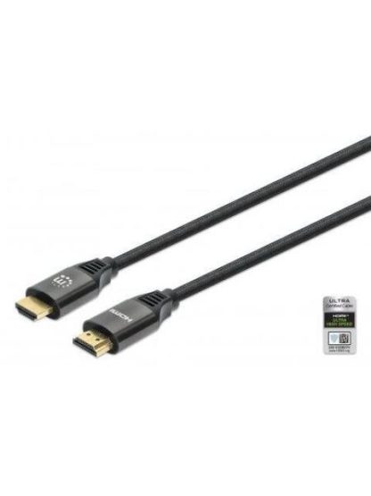 MANHATTAN CABLE HDMI DE ALTA VELOCIDAD HDMI A MACHO - HDMI A MACHO 2 METROS NEGRO