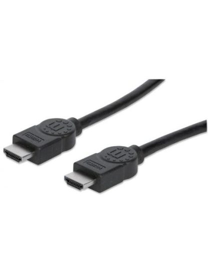 MANHATTAN CABLE HDMI DE ALTA VELOCIDAD HDMI MACHO - HDMI MACHO 1080P 3D 22.5 METROS NEGRO