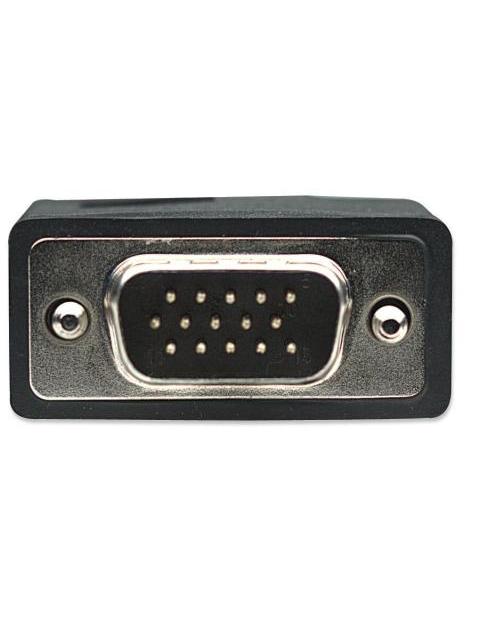 MANHATTAN CABLE PARA MONITOR SVGA 8MM HD15 MACHO - HD15 HEMBRA 1.8 METROS NEGRO - Image 5