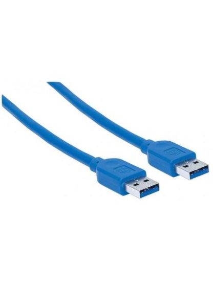 MANHATTAN CABLE USB A MACHO - USB A MACHO 1.8 METROS AZUL - Image 2