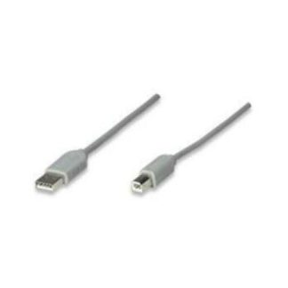 MANHATTAN CABLE USB A MACHO - USB B MACHO 1.8 METROS BLANCO
