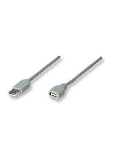 MANHATTAN CABLE USB A - USB A 4.5 METROS GRIS