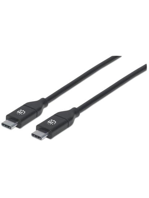 MANHATTAN CABLE USB-C MACHO - USB-C MACHO 2 METROS