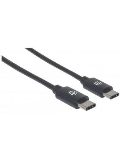 MANHATTAN CABLE USB C MACHO - USB C MACHO 3 METROS NEGRO - Image 2