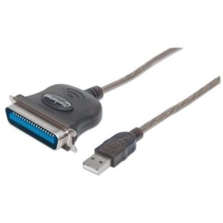 MANHATTAN CONVERTIDOR DE USB A PARALELO PARA IMPRESORA USB A A CEN36 MACHO 1.8 METROS